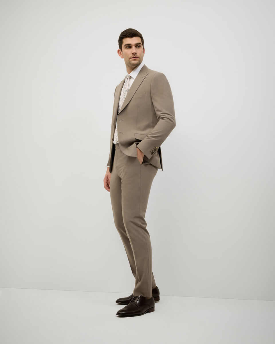 Single Breasted Tailored Jacket, Mushroom, hi-res